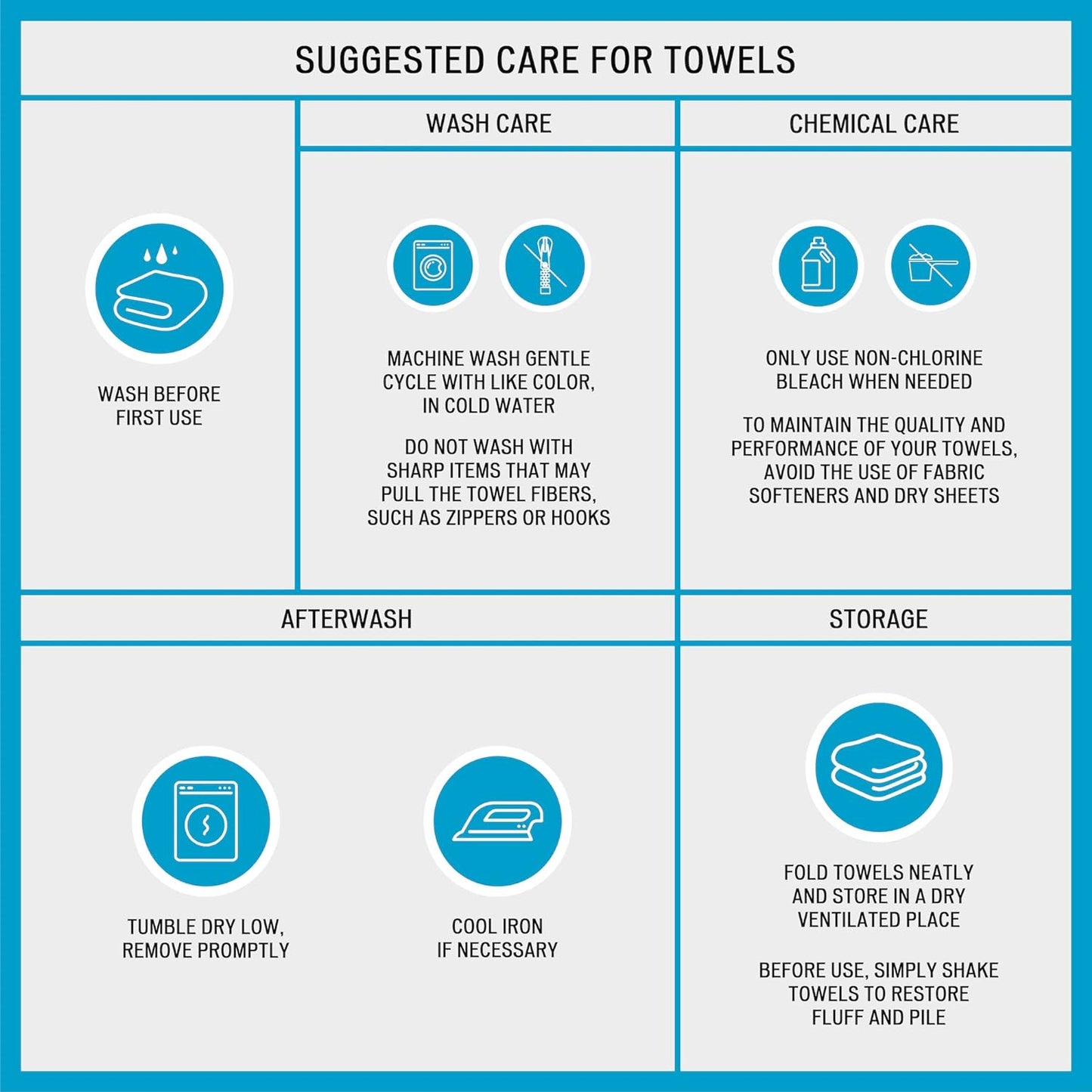Serene Floral Embroidered 100% Cotton Jacquard Ultra Soft Absorbent Bathroom Towel Set Shower Hand Face Washcloths, See Below, Blue